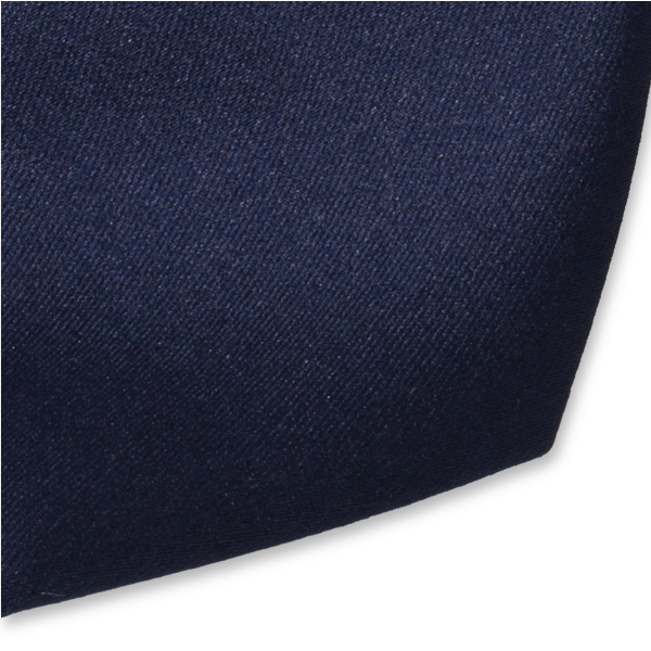 Cravate bleu marine en satin polyester (2)