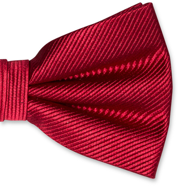 Nœud papillon homme rouge cerise (2)