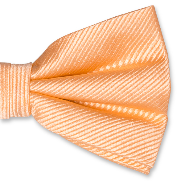 Nœud papillon homme orange pêche (2)