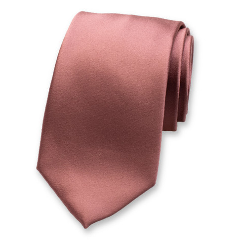 Cravate Mauve en satin polyester (1)