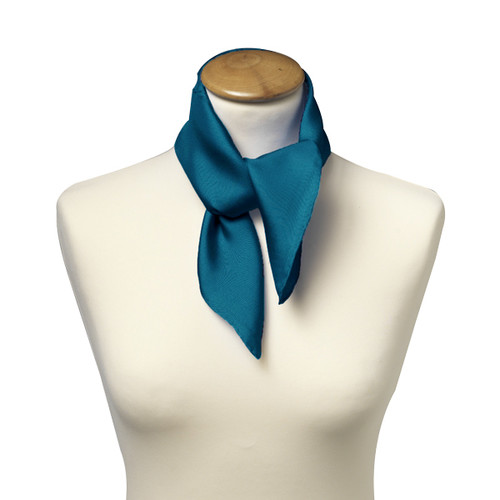 Foulard soie pétrole - carré (2)