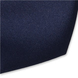 Cravate bleu marine en satin polyester - Thumbnail 2