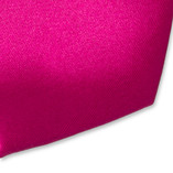 Cravate fuchsia en satin polyester - Thumbnail 2