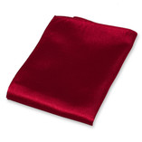 Pochette satin rouge foncé - Thumbnail 1