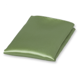 Pochette Vert sauge de satin polyester - Thumbnail 1