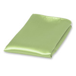 Pochette vert menthe de satin polyester - Thumbnail 1