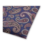 Pochette de costume Paisley Bleu - Thumbnail 2