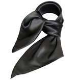 Foulard polyester gris foncé - carré - Thumbnail 1