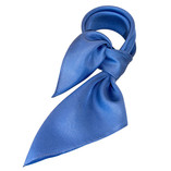 Foulard soie bleu - carré - Thumbnail 1