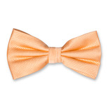 Nœud papillon homme orange pêche - Thumbnail 1