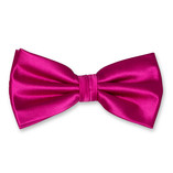 Nœud papillon en polyester fuchsia  - Thumbnail 1