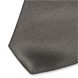 Cravate slim gris anthracite - Thumbnail 2