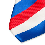 Cravate homme bleu/blanc/rouge - Thumbnail 2