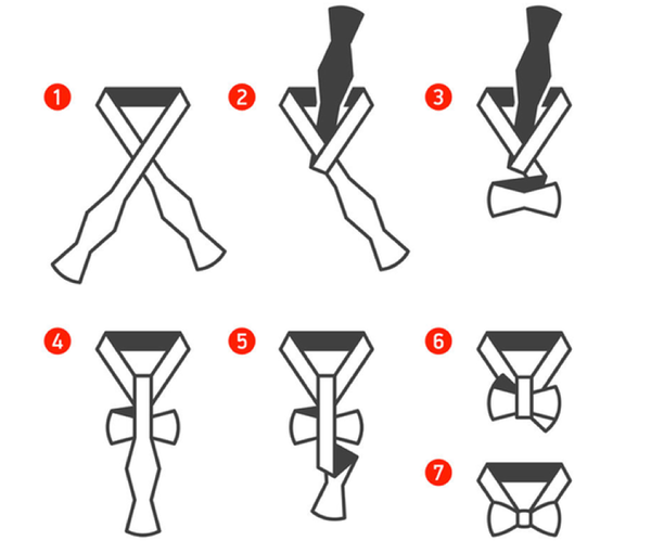 8 noeuds de cravate et un noeud papillon : c'est facile avec nos tutos !